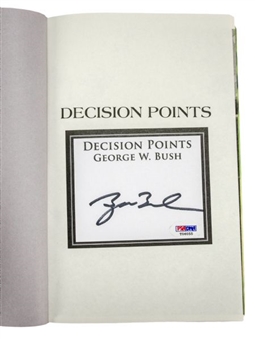 George W. Bush Signed "Decision Points" Book